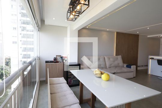 Sala de apartamento à venda com 2 quartos, 69m² em Vila Andrade, São Paulo