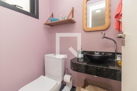 Lavabo de casa de condomínio à venda com 3 quartos, 170m² em Chapéu do Sol, Porto Alegre