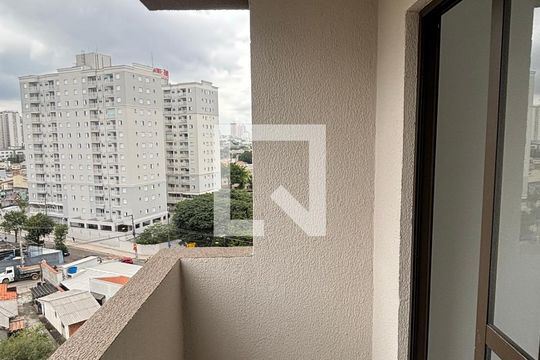 Sala - Sala de Jantar Varanda de apartamento para alugar com 2 quartos, 56m² em Parque das Nações, Santo André