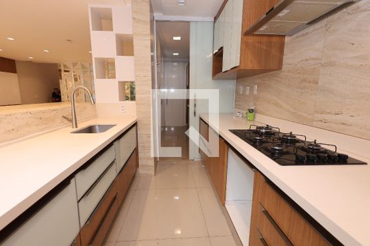 Cozinha de casa de condomínio à venda com 3 quartos, 156m² em Parque das Laranjeiras, Goiânia