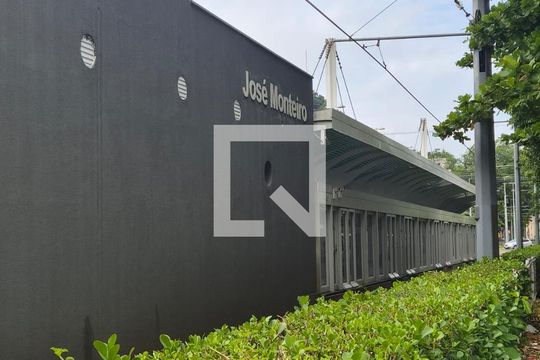 Área externa de apartamento para alugar com 1 quarto, 40m² em Boa Vista, São Vicente