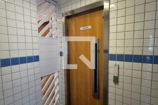Área externa de apartamento para alugar com 1 quarto, 40m² em Boa Vista, São Vicente