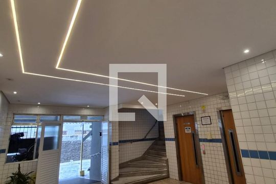 Área externa de apartamento para alugar com 1 quarto, 40m² em Boa Vista, São Vicente
