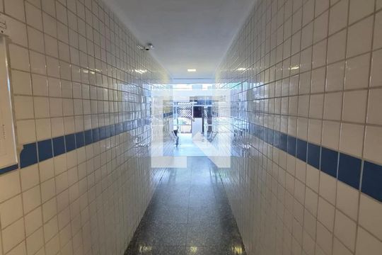Área externa de apartamento para alugar com 1 quarto, 40m² em Boa Vista, São Vicente