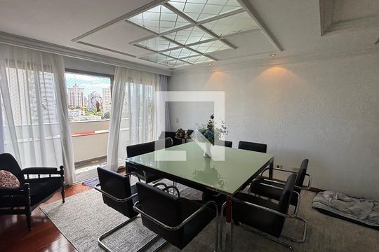 Sala - Sala de Jantar  de apartamento à venda com 3 quartos, 155m² em Vila Assunção, Santo André