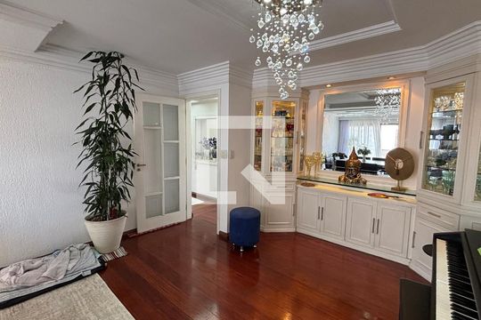 Sala - Sala de Jantar  de apartamento à venda com 3 quartos, 155m² em Vila Assunção, Santo André
