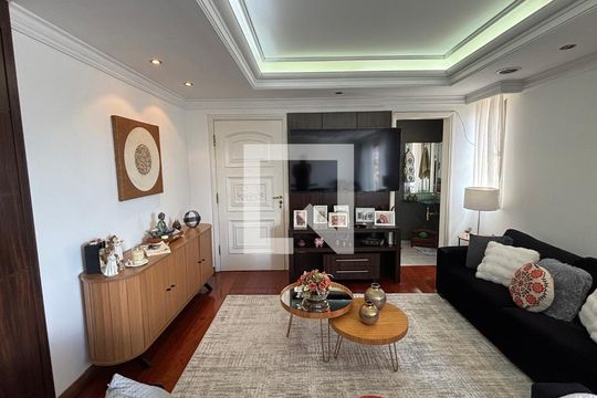 Sala - Sala de Jantar  de apartamento à venda com 3 quartos, 155m² em Vila Assunção, Santo André