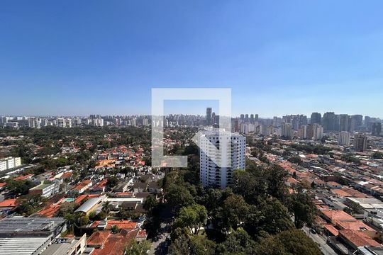 Vista varanda sala  de apartamento à venda com 3 quartos, 77m² em Santo Amaro, São Paulo