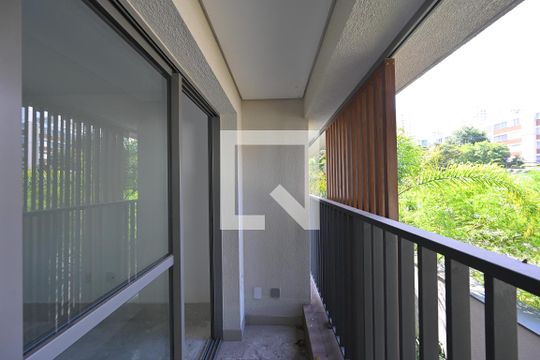 Varanda de kitnet/studio para alugar com 1 quarto, 24m² em Vila Clementino, São Paulo