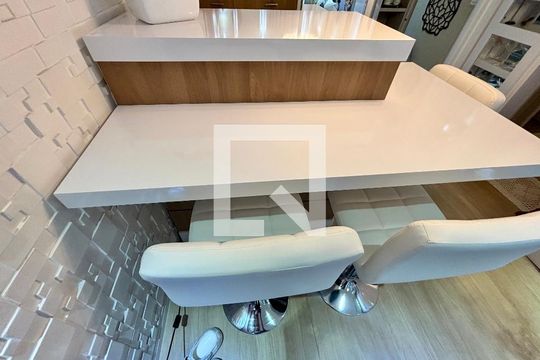 Sala de Jantar de apartamento à venda com 2 quartos, 56m² em Jardim Brasilia, São Paulo
