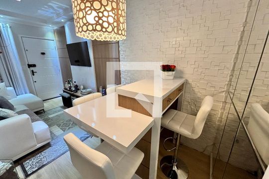 Sala de Jantar de apartamento à venda com 2 quartos, 56m² em Jardim Brasilia, São Paulo