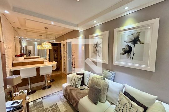 Sala 1 de apartamento à venda com 2 quartos, 56m² em Jardim Brasilia, São Paulo