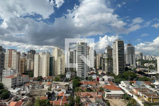 Vista da Varanda de apartamento para alugar com 1 quarto, 45m² em Pinheiros, São Paulo