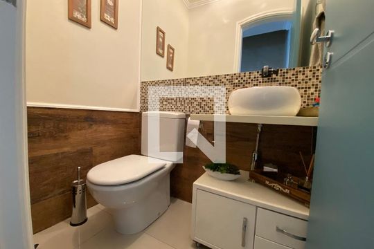 Sala - Lavabo de casa para alugar com 2 quartos, 116m² em Jardim Peri Peri, São Paulo