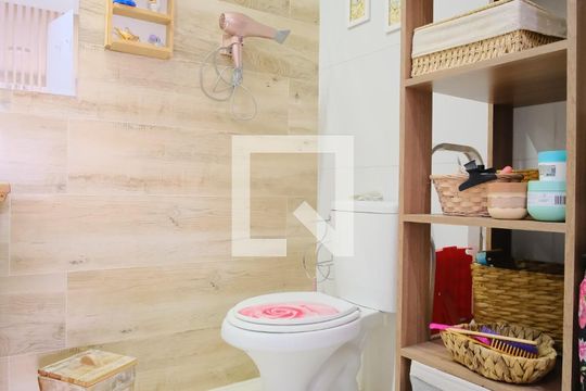 Banheiro de kitnet/studio à venda com 1 quarto, 31m² em Vila Esperança, São Paulo