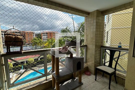 Varanda de apartamento para alugar com 2 quartos, 105m² em Barra da Tijuca, Rio de Janeiro