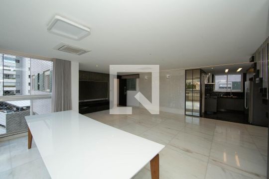 SALA de apartamento à venda com 4 quartos, 240m² em Luxemburgo, Belo Horizonte