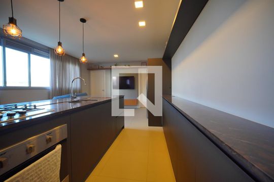 Cozinha de apartamento para alugar com 2 quartos, 62m² em João Paulo, Florianópolis