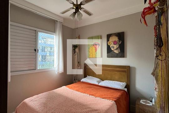 Quarto de apartamento à venda com 3 quartos, 90m² em Jardim Ester, São Paulo