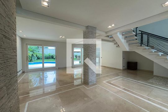 Sala de casa de condomínio à venda com 4 quartos, 500m² em Alphaville Residencial Um, Barueri