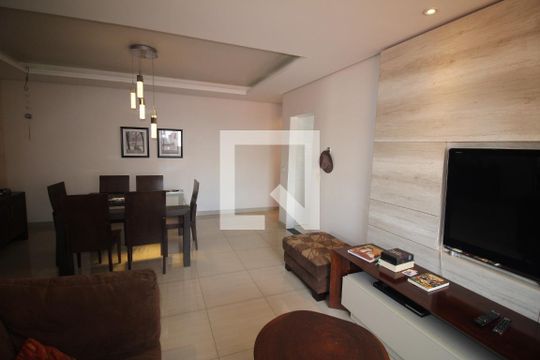 Sala de apartamento à venda com 3 quartos, 109m² em Inconfidentes, Contagem