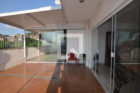 Varanda da Sala de apartamento para alugar com 4 quartos, 210m² em Jacarepaguá, Rio de Janeiro