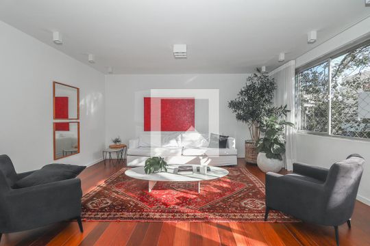 Sala de apartamento para alugar com 3 quartos, 342m² em Auxiliadora, Porto Alegre