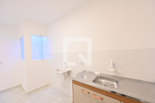 Cozinha/Lavanderia de kitnet/studio para alugar com 1 quarto, 16m² em Vila do Encontro, São Paulo