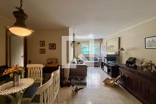 Sala  de apartamento à venda com 3 quartos, 100m² em Vila Cordeiro, São Paulo