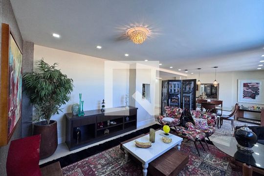 Sala de apartamento para alugar com 3 quartos, 240m² em Recreio dos Bandeirantes, Rio de Janeiro
