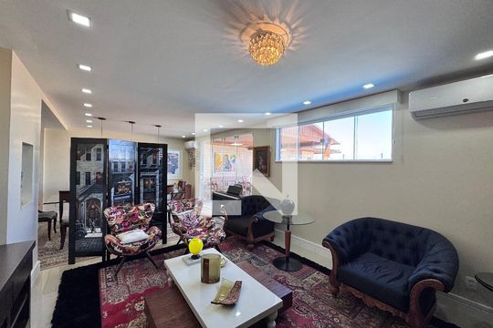 Sala de apartamento para alugar com 3 quartos, 240m² em Recreio dos Bandeirantes, Rio de Janeiro