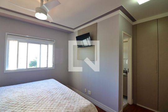 Quarto 1 - Suíte de apartamento à venda com 3 quartos, 107m² em Vila Lusitania, São Bernardo do Campo
