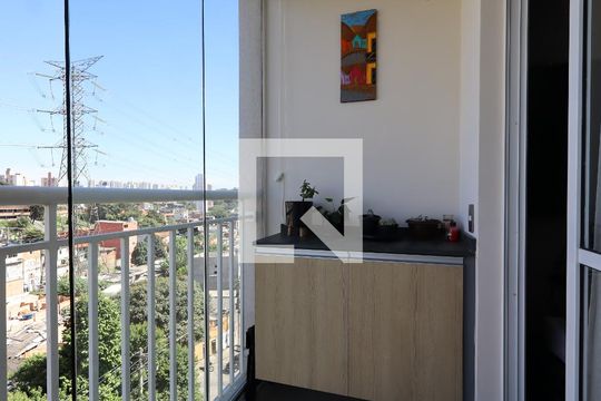 Varanda da Sala de apartamento à venda com 3 quartos, 58m² em Vila Andrade, São Paulo
