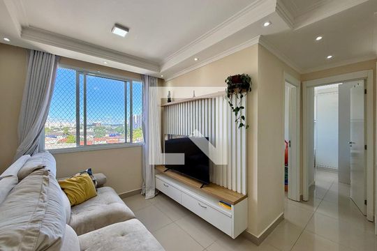 Sala  de apartamento à venda com 2 quartos, 43m² em Santo Amaro, São Paulo