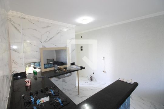 Sala / Cozinha de apartamento para alugar com 2 quartos, 48m² em Conjunto Habitacional Santa Etelvina Iii, São Paulo
