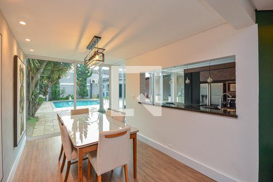 Sala de Jantar de casa para alugar com 3 quartos, 271m² em Interlagos, São Paulo