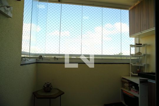 Varanda da Sala  de apartamento para alugar com 2 quartos, 52m² em Jd N Sra de Fatima, São Bernardo do Campo
