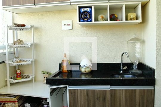 Varanda da Sala  de apartamento para alugar com 2 quartos, 52m² em Jd N Sra de Fatima, São Bernardo do Campo