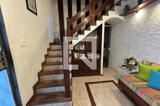 Sala de casa de condomínio à venda com 3 quartos, 150m² em Engenho de Dentro, Rio de Janeiro