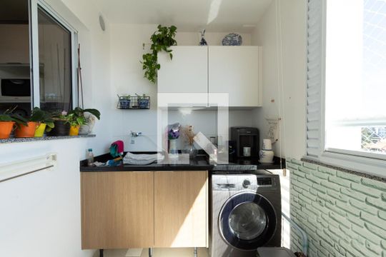 Varanda sala / Área de Serviço de apartamento para alugar com 2 quartos, 55m² em Vila Jardini, Sorocaba
