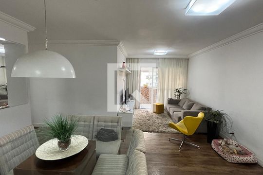 Sala - Sala de Jantar  de apartamento à venda com 3 quartos, 105m² em Jardim Bela Vista, Santo André