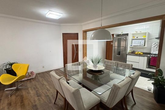 Sala - Sala de Jantar  de apartamento à venda com 3 quartos, 105m² em Jardim Bela Vista, Santo André