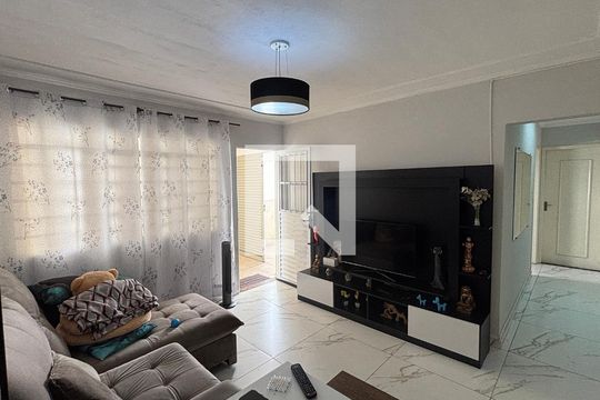 Sala de casa à venda com 2 quartos, 195m² em Jardim das Maravilhas, Santo André