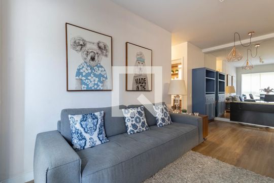 Sala de apartamento para alugar com 2 quartos, 68m² em Vila Olímpia, São Paulo