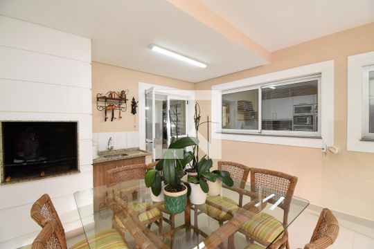 Área gourmet de casa de condomínio à venda com 5 quartos, 280m² em Campo Comprido, Curitiba