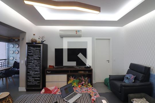 Sala  de apartamento à venda com 3 quartos, 118m² em Baeta Neves, São Bernardo do Campo