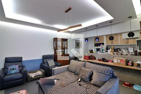 Sala  de apartamento à venda com 3 quartos, 118m² em Baeta Neves, São Bernardo do Campo