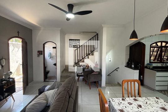 Sala - Sala de Jantar de casa à venda com 2 quartos, 119m² em Vila Guiomar, Santo André