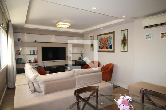 Sala de apartamento à venda com 3 quartos, 112m² em Passo D’areia, Porto Alegre