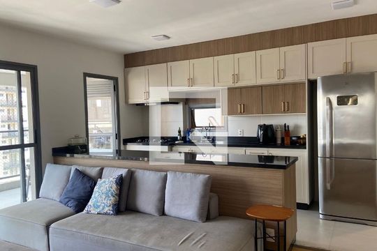 Sala - Cozinha de apartamento para alugar com 3 quartos, 125m² em Centro, Osasco